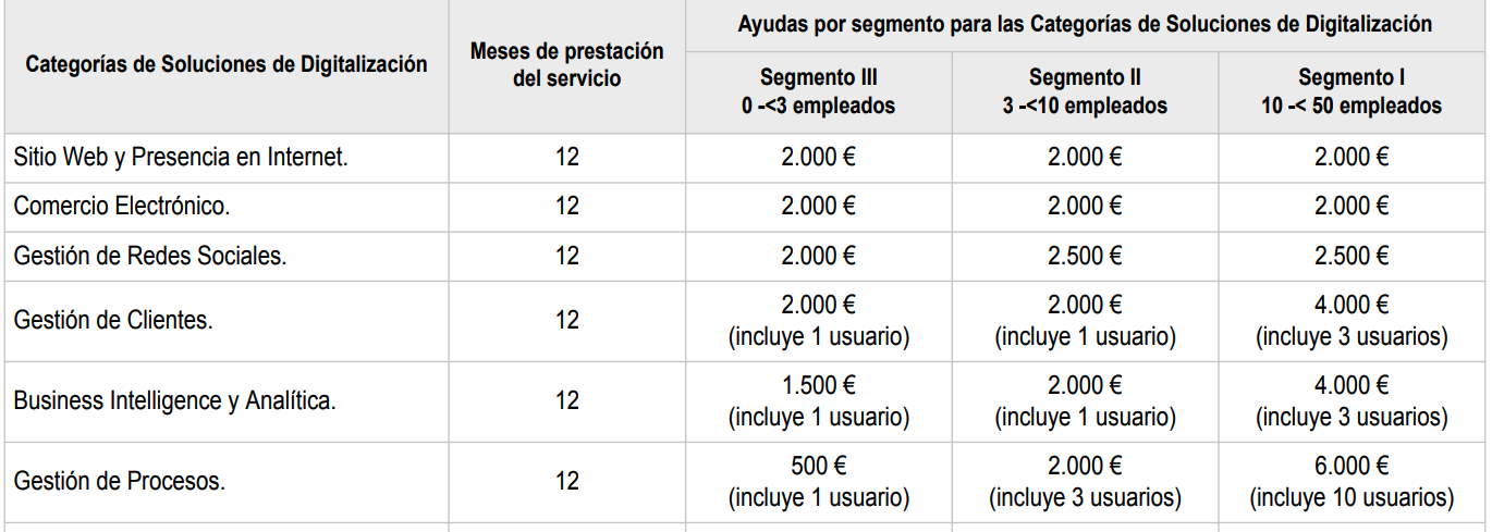 Ayudas Pymes digital tool kit